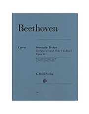 G. HENLE VERLAG LUDWIG VAN BEETHOVEN - SERENADE FOR PIANO AND FLUTE / VIOLIN OP. 41