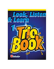 LOOK LISTEN &amp; LEARN TRIO PART 1 - ALTO/BARITONE SAXOPHONE BK/CD
