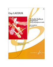 GUY LACOUR - 50 ETUDES FACILES ET PROGRESSIVES VOL. 1