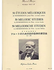 ALPHONSE LEDUC MOYSE - 50 ETUDES MELODIQUES OP.4 VOL .2