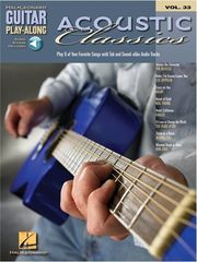 HAL LEONARD-ACOUSTIC CLASSICS : GUITAR SOLO VOL. 33 BK/CD