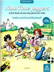 OXFORD UNIVERSITY PRESS VIOLA TIME JOGGERS - A FIRST BOOK OF VERY EASY PIECES FOR VIOLA, 3RD EDITION B/AUD