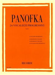 RICORDI PANOFKA HEINRICH - 24 VOCALIZZI PROGRESSIVI OP. 85