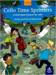 CELLO TIME SPRINTERS - A THIRD BOOK OF PIECES FOR CELLO B/AUD
