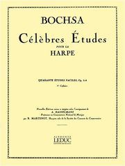 ALPHONSE LEDUC BOCHSA - 40 EASY ETUDES FOR HARP, OP. 318, VOL. 2