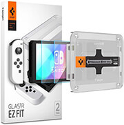 SPIGEN GLASS TR EZ FIT 2 PACK FOR NINTENDO SWITCH OLED