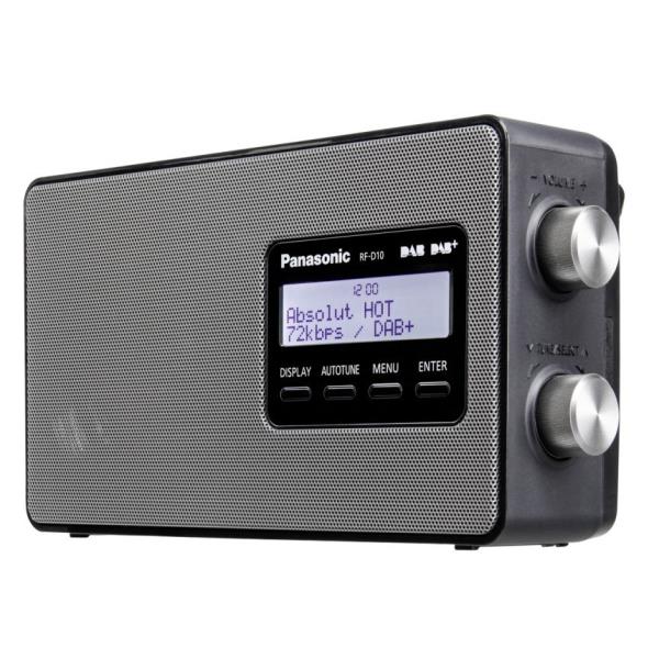 Panasonic Rfd10 Dab+ Portable Am/fm Radio Black Radios (PER.705568)