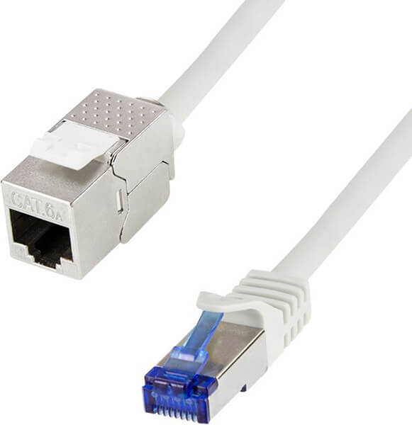 LOGILINK CC5032S CONSOLIDATION POINT PATCH CABLE CAT. 6A, S/FTP, GREY, 1M