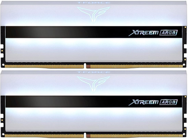 RAM TEAM GROUP TF13D416G3600HC18JDC01 T-FORCE XTREEM ARGB 16GB (2X8GB) DDR4 3600MHZ RGB WHITE