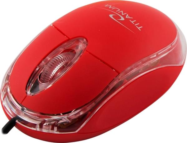 ESPERANZA TM102R TITANUM RAPTOR 3D WIRED OPTICAL MOUSE USB RED