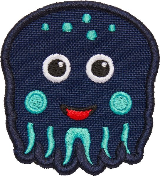 AFFENZAHN VELCRO BADGE OCTOPUS (BLUE)