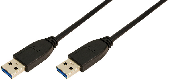 LOGILINK CU0038 USB 3.0 CONNECTION CABLE AM TO AM 1M BLACK