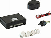 OSIO OSP-235 ΑΝΙΧΝΕΥΤΗΣ ΑΠΟΣΤΑΣΗΣ ΜΕ 4 ΑΙΣΘΗΤΗΡΕΣ 18 MM ΚΑΙ BUZZER ΛΕΥΚΟ