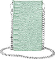 IDEAL OF SWEDEN ΤΣΑΝΤΑΚΙ IDEAL OF SWEDEN UNIVERSAL ELLA PHONE POUCH MINT CROCO IDPPSS21-261