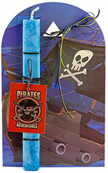 ΛΑΜΠΑΔΑ ΜΕ ΠΛΑΙΣΙΟ ΠΕΙΡΑΤΗΣ 32X20CM ΚΕΡΙ 29X3X1CM