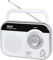 AKAI AKAI PR003A-410W ΦΟΡΗΤΟ ΑΝΑΛΟΓΙΚΟ ΡΑΔΙΟΦΩΝΟ ΜΕ ΕΙΣΟΔΟ ΑΚΟΥΣΤΙΚΩΝ