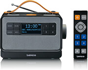 LENCO LENCO PDR-065BK - PORTABLE FM/DAB+ RADIO WITH BIG BUTTONS AND ''EASY MODE'' FUNCTION, BLACK