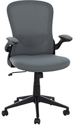 ΚΑΡΕΚΛΑ ΓΡΑΦΕΙΟΥ HM1178.10 ΜΑΥΡΟΣ ΣΚΕΛΕΤΟΣ ΓΚΡΙ MESH 60X56X105 EK.