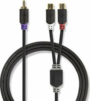 NEDIS NEDIS CABW24010AT02 SUBWOOFER CABLE RCA MALE - 2X RCA FEMALE 0.2 M