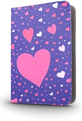 GREENGO GREENGO UNIVERSAL CASE HEARTS FOR TABLET 7-8''