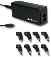 QOLTEC 51527 UNIVERSAL NOTEBOOK ADAPTER 45W 8 PLUGS