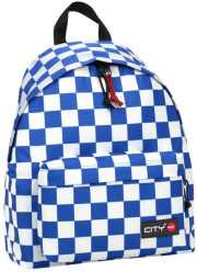 CITY ΣΑΚΙΔΙΟ CITY-THE DROP BLUE CHECKERS
