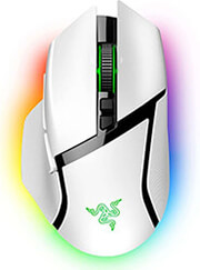 RAZER BASILISK V3 PRO WHITE WIRELESS - OPTICAL SWITCHES - TILT WHEEL - 11 BUTTONS - 30K SENSOR