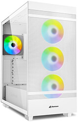 SHARKOON CASE SHARKOON REBEL C50 WHITE RGB