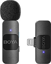 BOYA BOYA BY-V1 WIRELESS LAVALIER MICROPHONE FOR IPHONE IPAD MINI LAPEL LIGHTNING CONNECTION