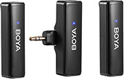 BOYA BOYALINK MOBILE WIRELESS MIC FOR ANDROID (USB-C) IPHONE IOS AND 3.5 TRS (LAPTOP) 2 PERSON VLOG