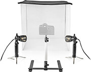 NEDIS SKT012WT LED PHOTO STUDIO KIT 60X60CM 6500K FOLDABLE