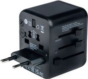 VERBATIM 49543 UTA-01 UNIVERSAL TRAVEL ADAPTER 100-250V UE, USA, JAPAN, AUSTRALIA, UK + 2X USB