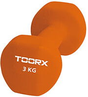 TOORX ΒΑΡΑΚΙ TOORX NEOPRENE 3KG ΠΟΡΤΟΚΑΛΙ