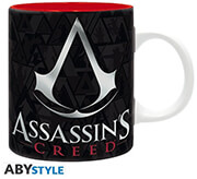 ABYSSE ABYSSE ASSASSINS CREED - CREST BLACK RED MUG (320ML) (ABYMUGA204)