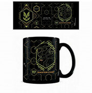 PYRAMID PYRAMID HALO INFINITE - MASTER CHIEF TECH BLACK MUG (310ML) (MGB26002C)