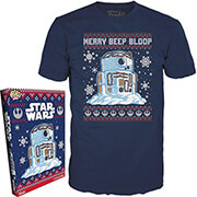 FUNKO FUNKO BOXED TEES: DISNEY STAR WARS HOLIDAY - R2-D2 SNOWMAN (M)