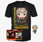 FUNKO F.P!TEE(ADULT):MY HERO ACADEMIA-KATSUKI BAKUGO(METALLIC) (SPEC.EDITION) VINYL FIGURE T-SHIRT (XL)