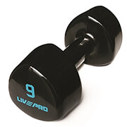 LIVEPRO ΑΛΤΗΡΕΣ STUDIO DUMBBELL LIVEPRO 9KG ΖΕΥΓΟΣ