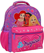 ΣΧΟΛΙΚΗ ΤΣΑΝΤΑ ΠΛΑΤΗΣ ΝΗΠΙΟΥ DISNEY PRINCESS SO MAGICAL 2 ΘΗΚΕΣ