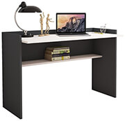 HM ΓΡΑΦΕΙΟ ΜΕΛΑΜΙΝΗΣ ΓΚΡΙ ΛΕΥΚΟ HM9227.13 118X58X80Υ ΕΚ.