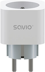 SAVIO SAVIO AS-01 WHITE SMART WI-FI SOCKET FOR ANDROID/IOS