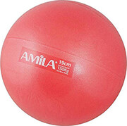 AMILA ΜΠΑΛΑ ΓΥΜΝΑΣΤΙΚΗΣ AMILA PILATES BALL 19CM ΚΟΚΚΙΝΗ BULK 48433