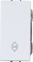 EUROLAMP 152-20004 ΔΙΑΚΟΠΤΗΣ 1 MODULES A/R ΛΕΥΚΟΣ