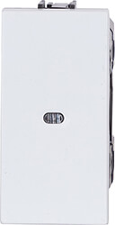 EUROLAMP 152-20001 ΔΙΑΚΟΠΤΗΣ 1 MODULES ΑΠΛΟΣ ΜΕ ΛΥΧΝΙΑ ΛΕΥΚΟΣ