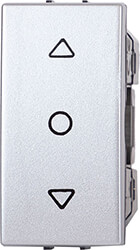 EUROLAMP 152-20214 ΔΙΑΚΟΠΤΗΣ 1 MODULES ΡΟΛΛΩΝ ΝΙΚΕΛ ΜΑΤ