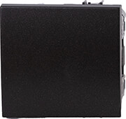 EUROLAMP 152-20102 ΔΙΑΚΟΠΤΗΣ 2 MODULES ΑΠΛΟΣ ΜΑΥΡΟ