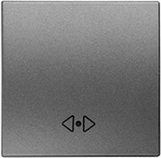 EUROLAMP 152-20408 ΔΙΑΚΟΠΤΗΣ 2 MODULES ΜΕΣΑΙΟΣ A/R ΓΡΑΦΙΤΗΣ