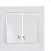 EUROLAMP 152-10107 ΔΙΑΚΟΠΤΗΣ A/R-K/R ΛΕΥΚΟΣ