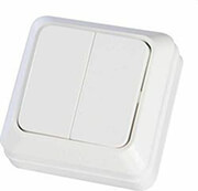 EUROLAMP 147-12242 ΔΙΑΚΟΠΤΗΣ ΕΞΩΤΕΡΙΚΟΣ K/R ΜΙΝΙ ΛΕΥΚΟΣ ΙΡ20