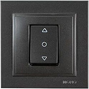 EUROLAMP 152-10313 ΔΙΑΚΟΠΤΗΣ ΡΟΛΛΩΝ ΜΑΥΡΟΣ